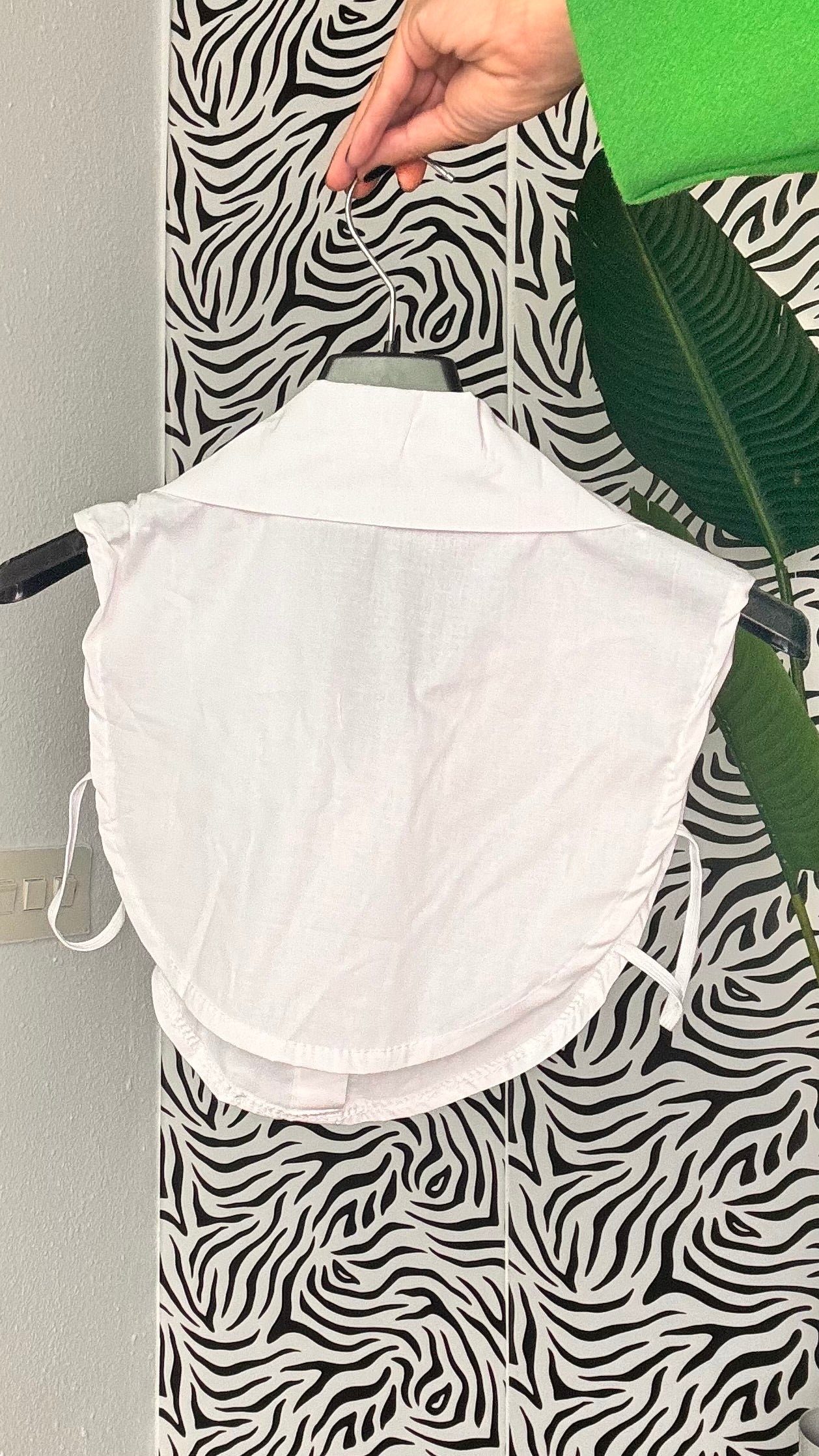 Cuello Camisa blanco