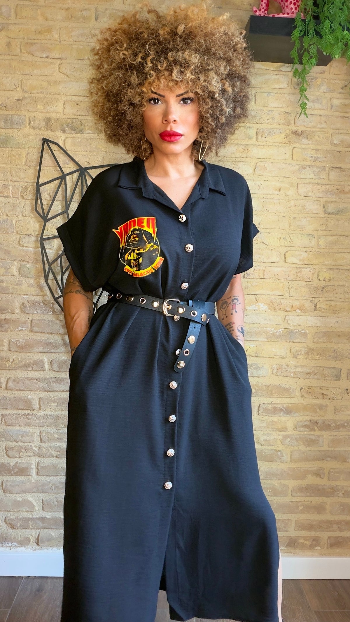 Vestido Camisero Vader - Exclusivo LOOFRO