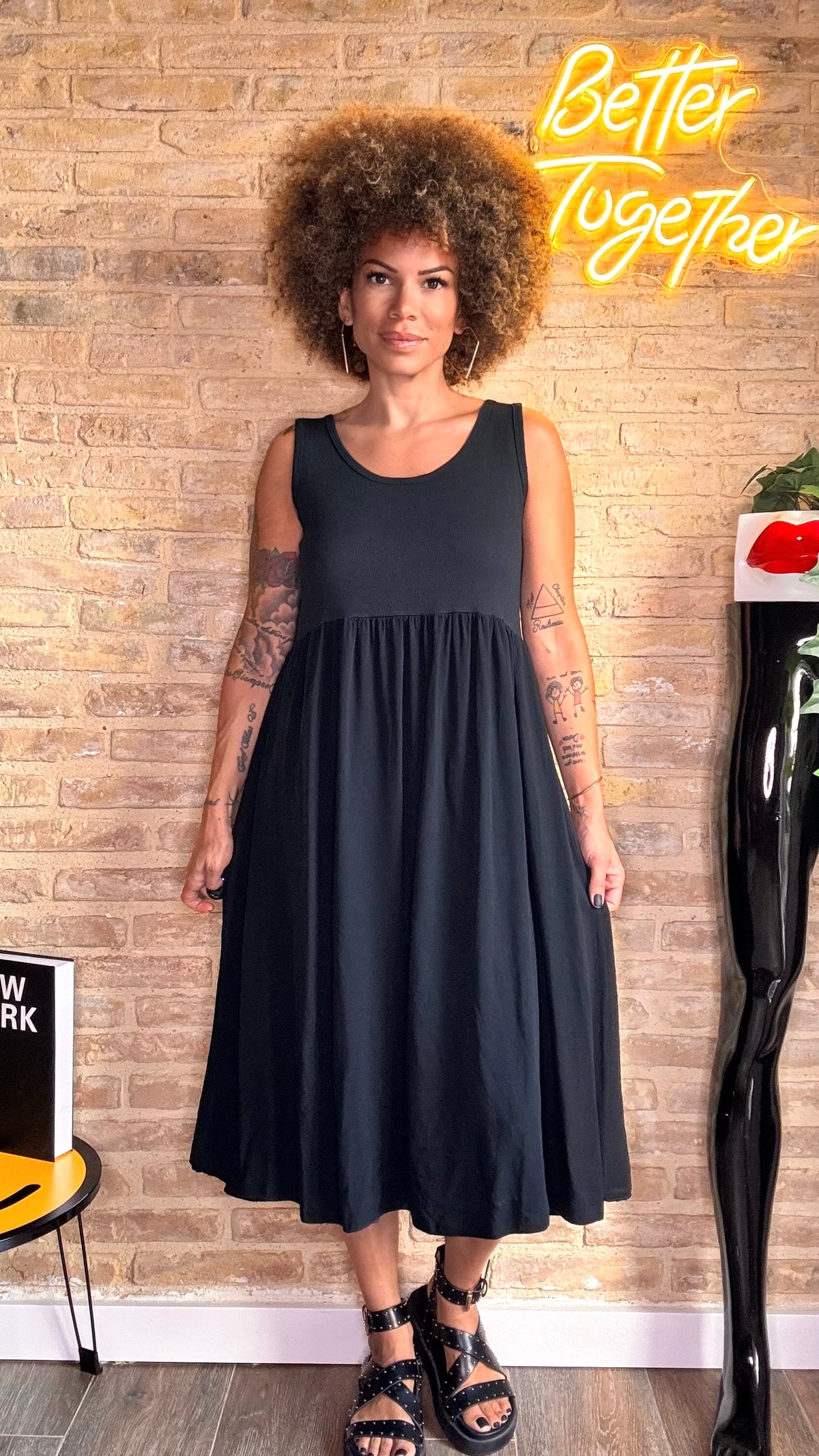 Vestido Básico Negro