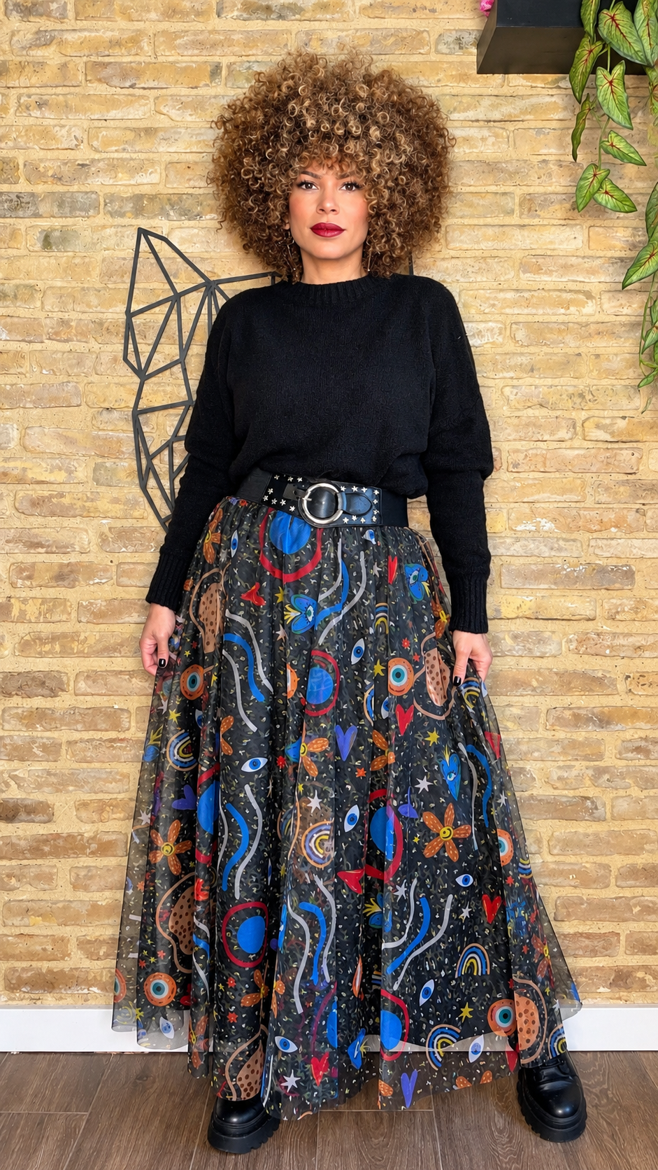 Falda Gasa Estampado