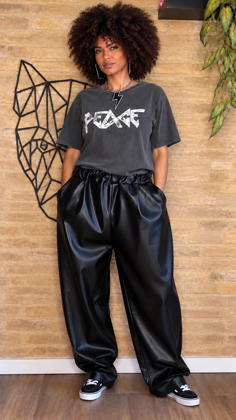 Pantalón Maxi Polipiel