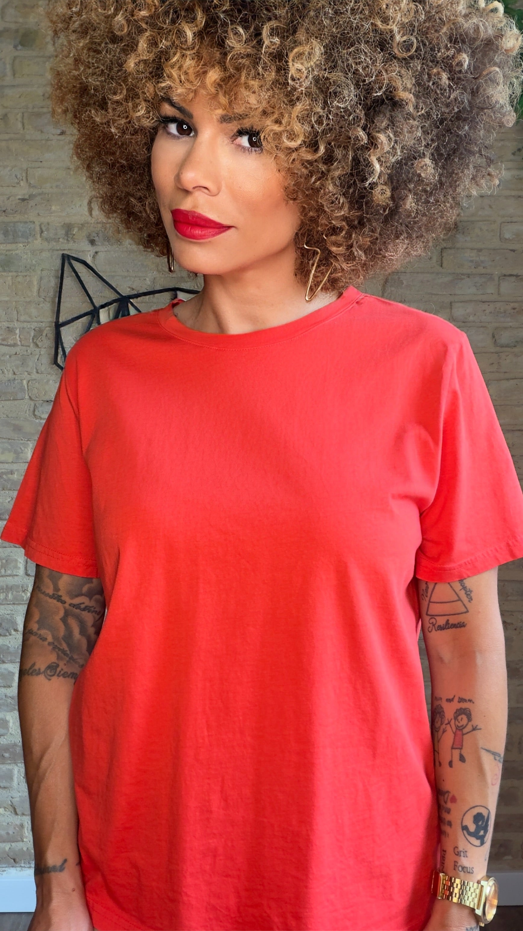 Camiseta Básica Coral