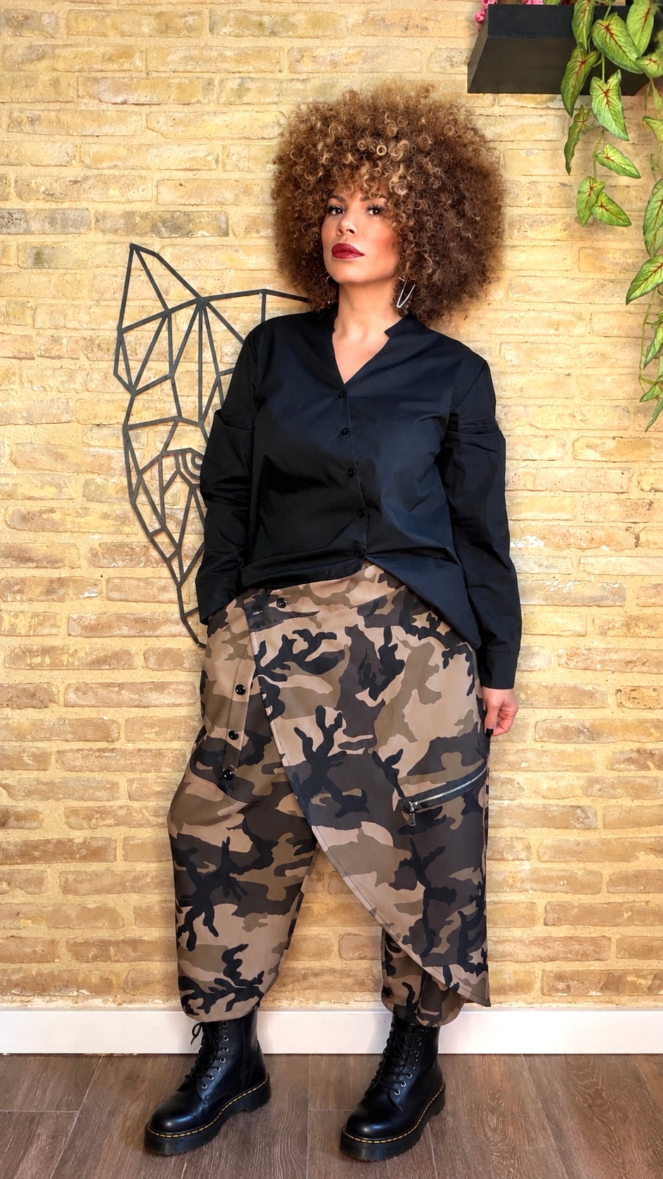 Pantalón Army Cruzado Cremallera