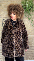 Abrigo Peluche Print