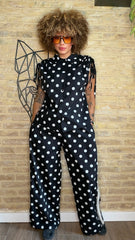 Conjunto Lunares Negro
