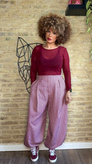 Pantalón Globo Cuadros