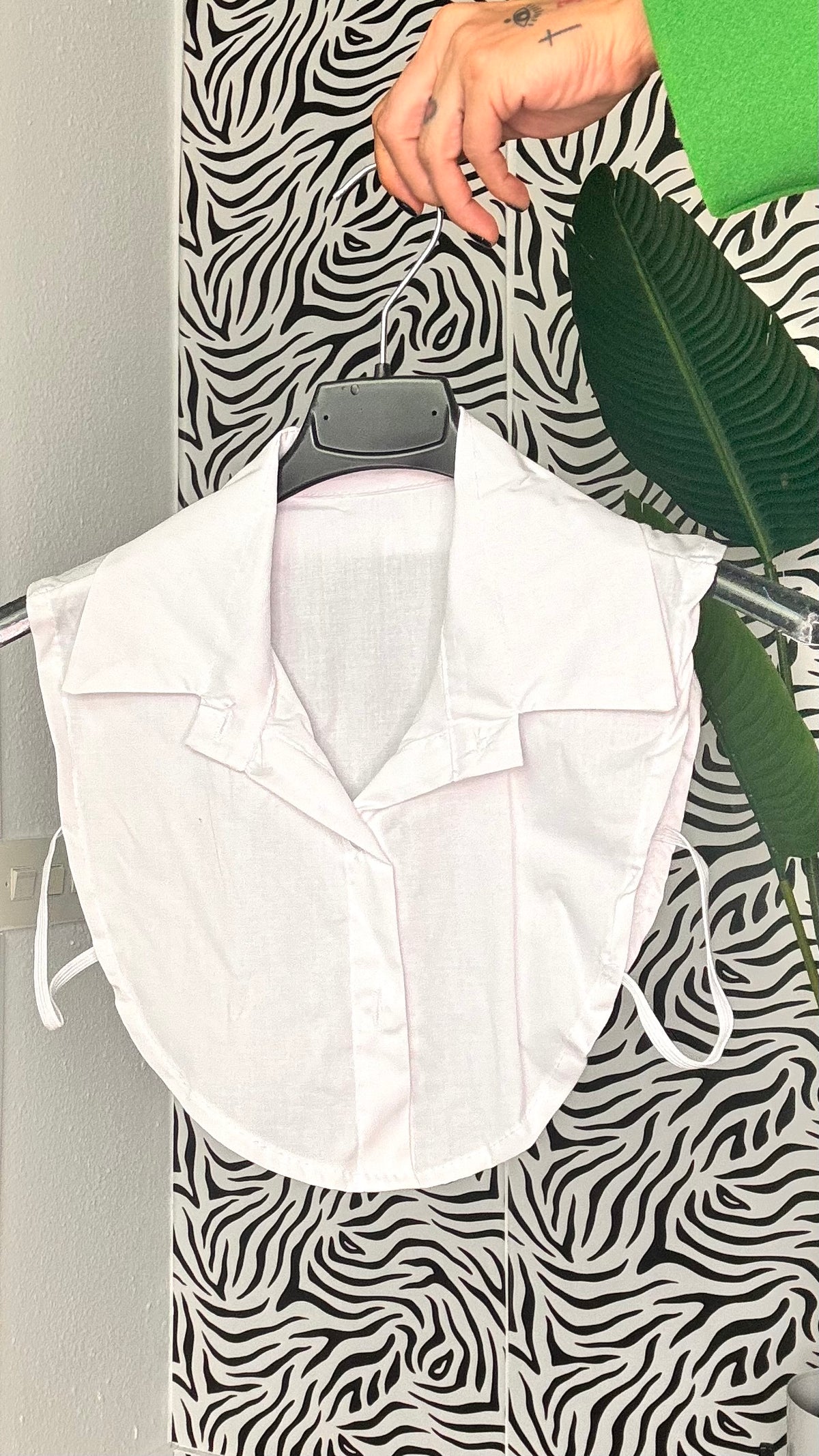 Cuello Camisa blanco