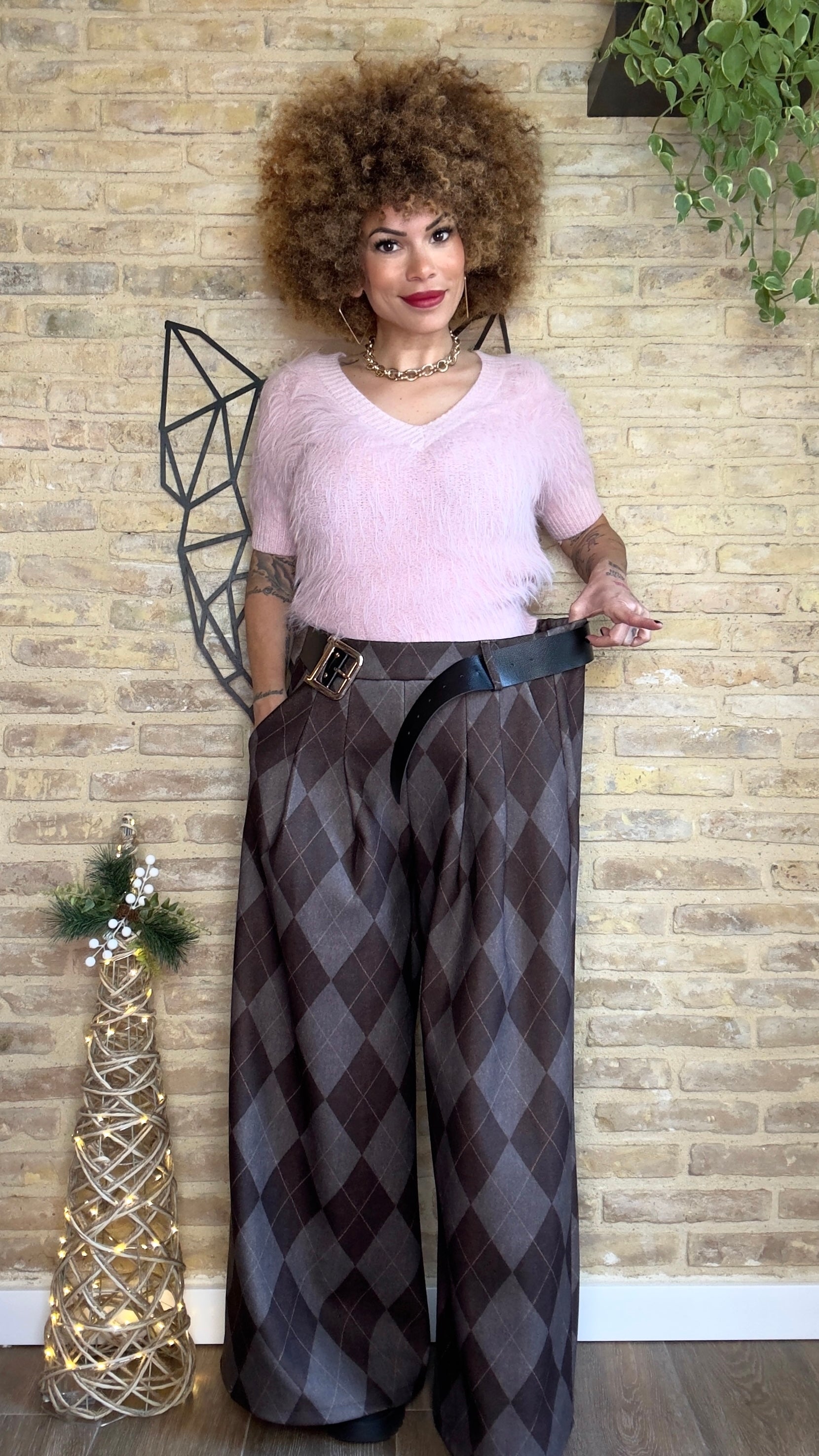 Pantalón Rombo Franela Elefante