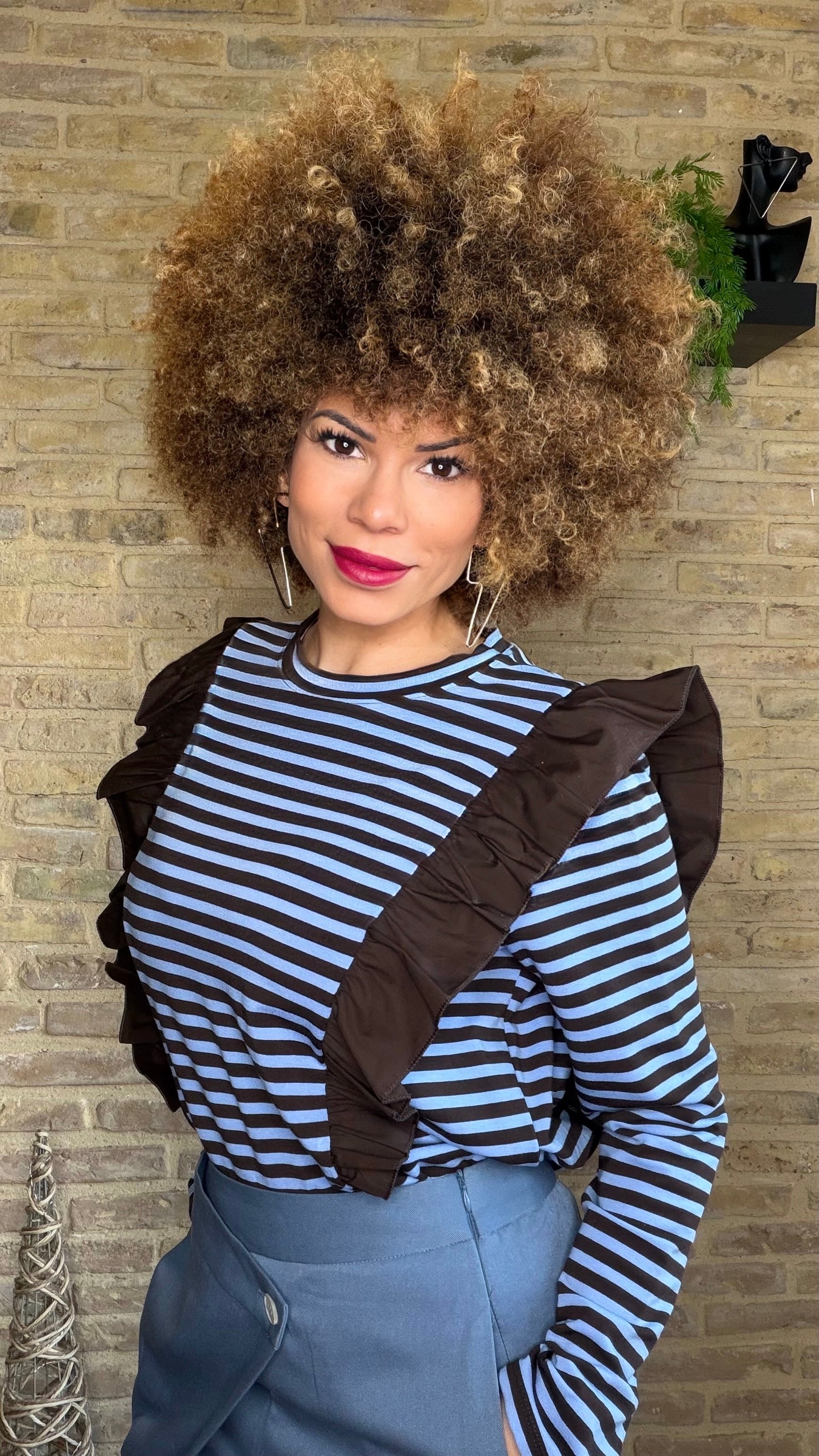 Jersey Rayas Volante Azul