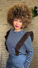 Jersey Rayas Volante Azul