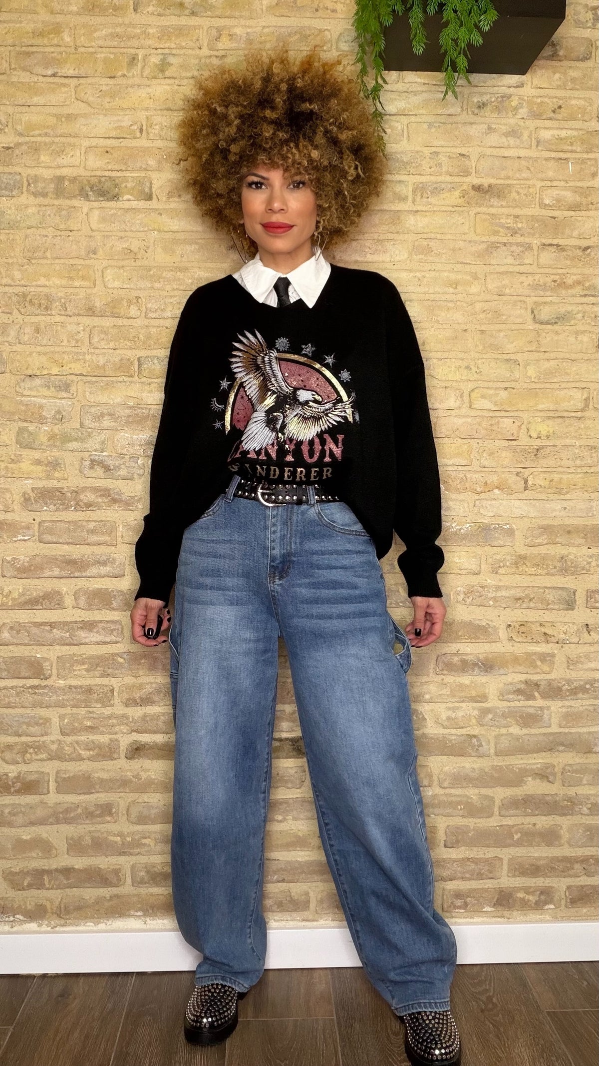 Pantalón Denim Balloon