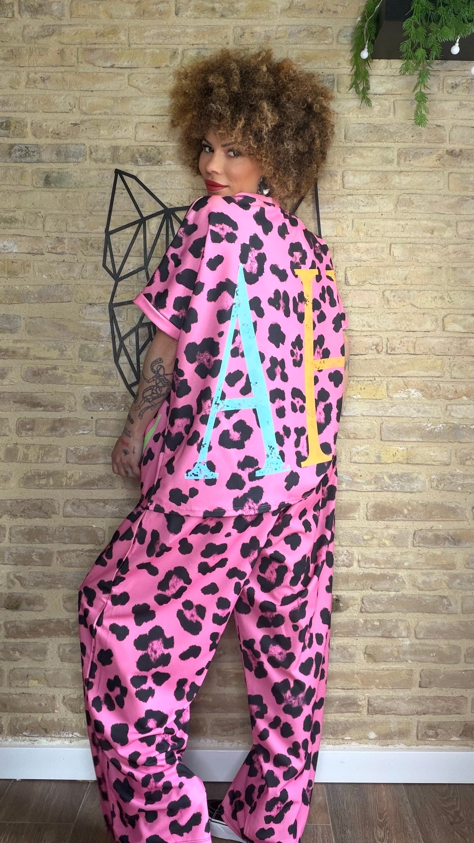 Conjunto Yes Print Rosa