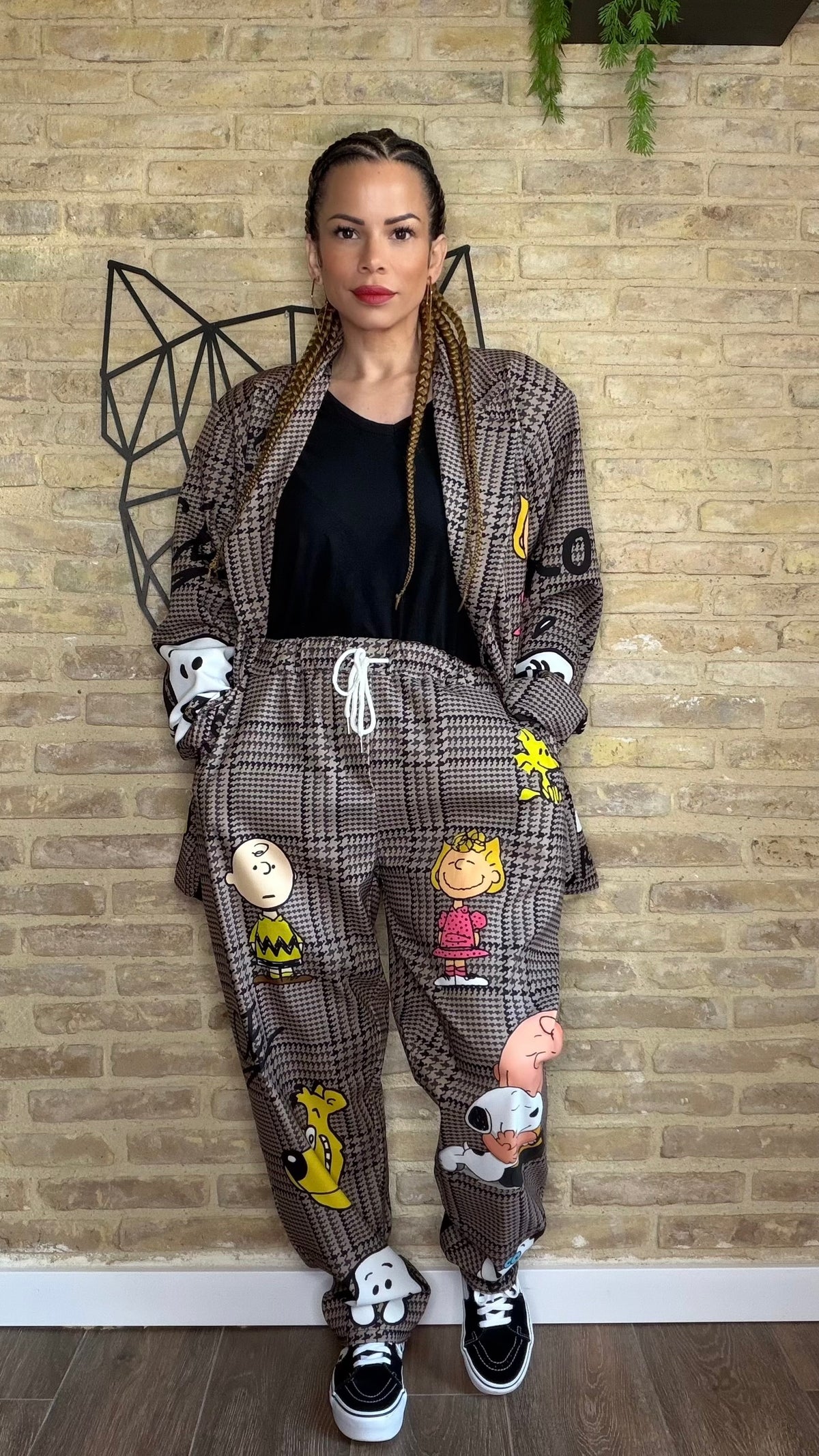 Pantalón Cuadro Snoopy