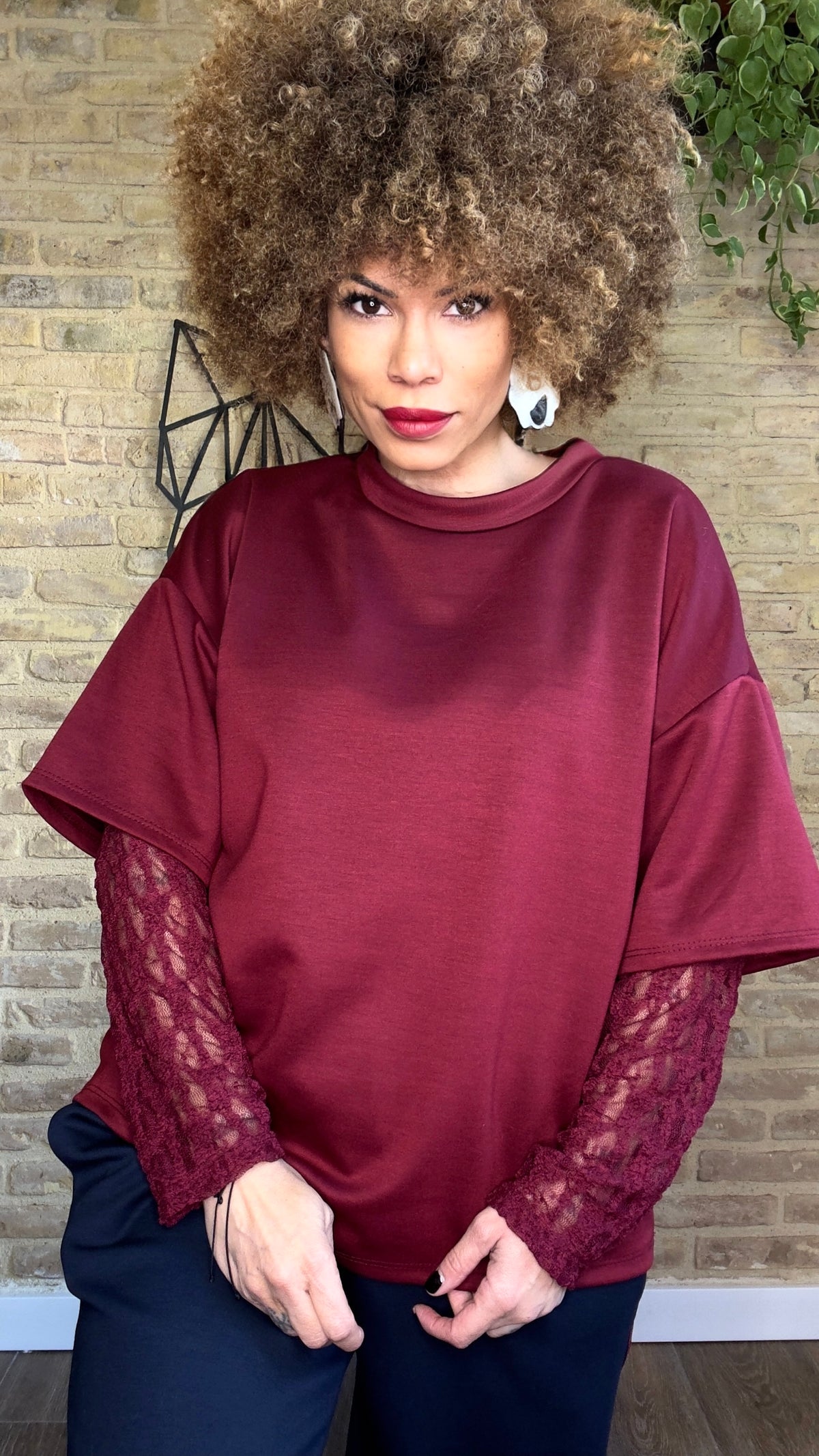 Camiseta Encaje Buganvilla