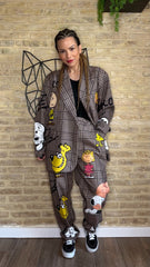 Pantalón Cuadro Snoopy