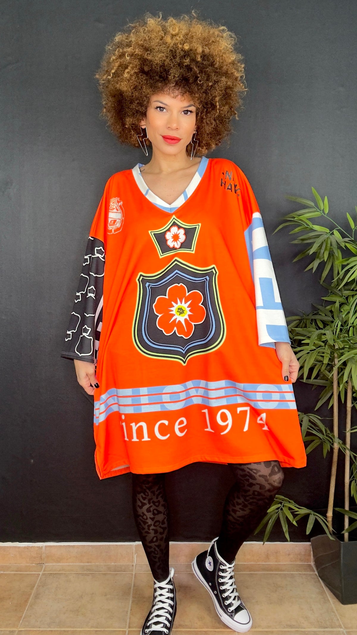Vestido Pico Naranja