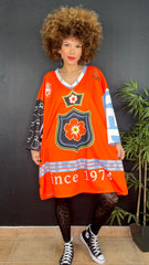 Vestido Pico Naranja