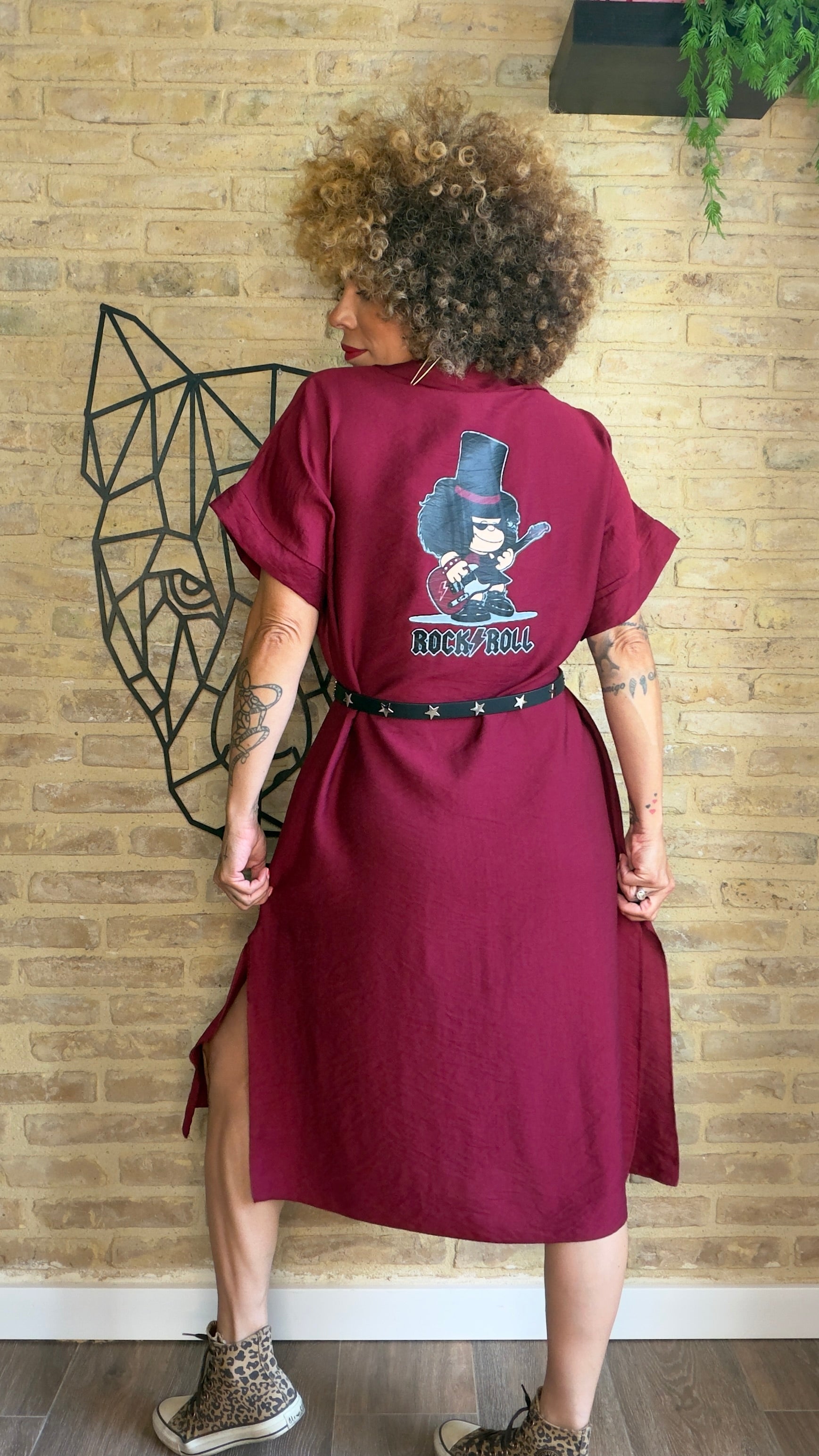 Vestido Mafalda - Exclusivo LOOFRO