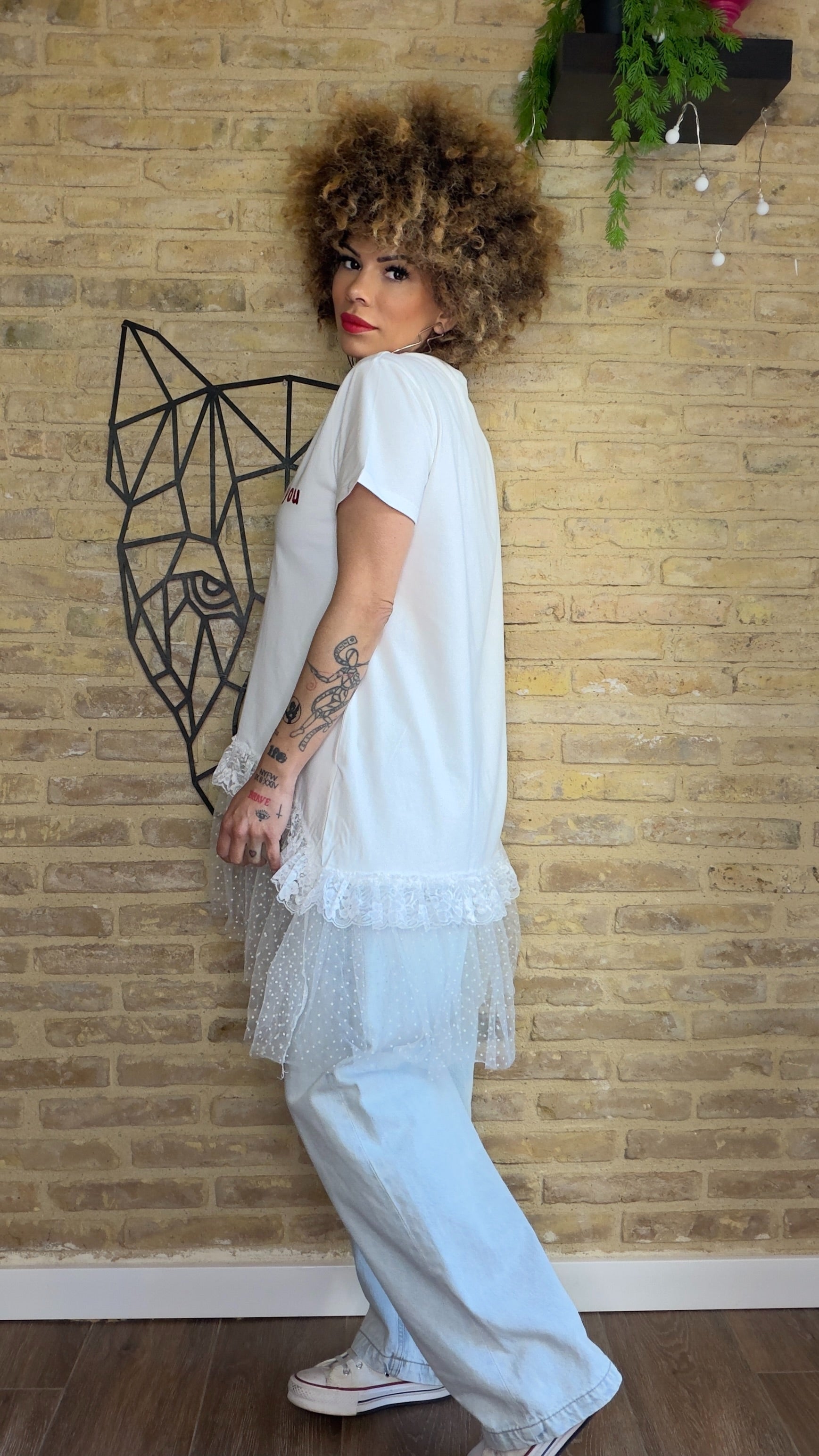 Camiseta Tul Blanca