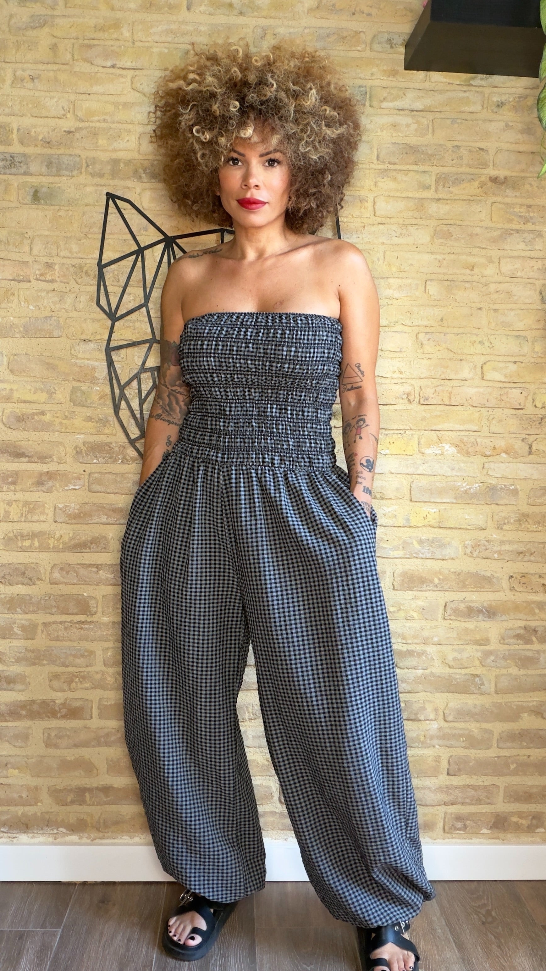 Mono Vichy Gris