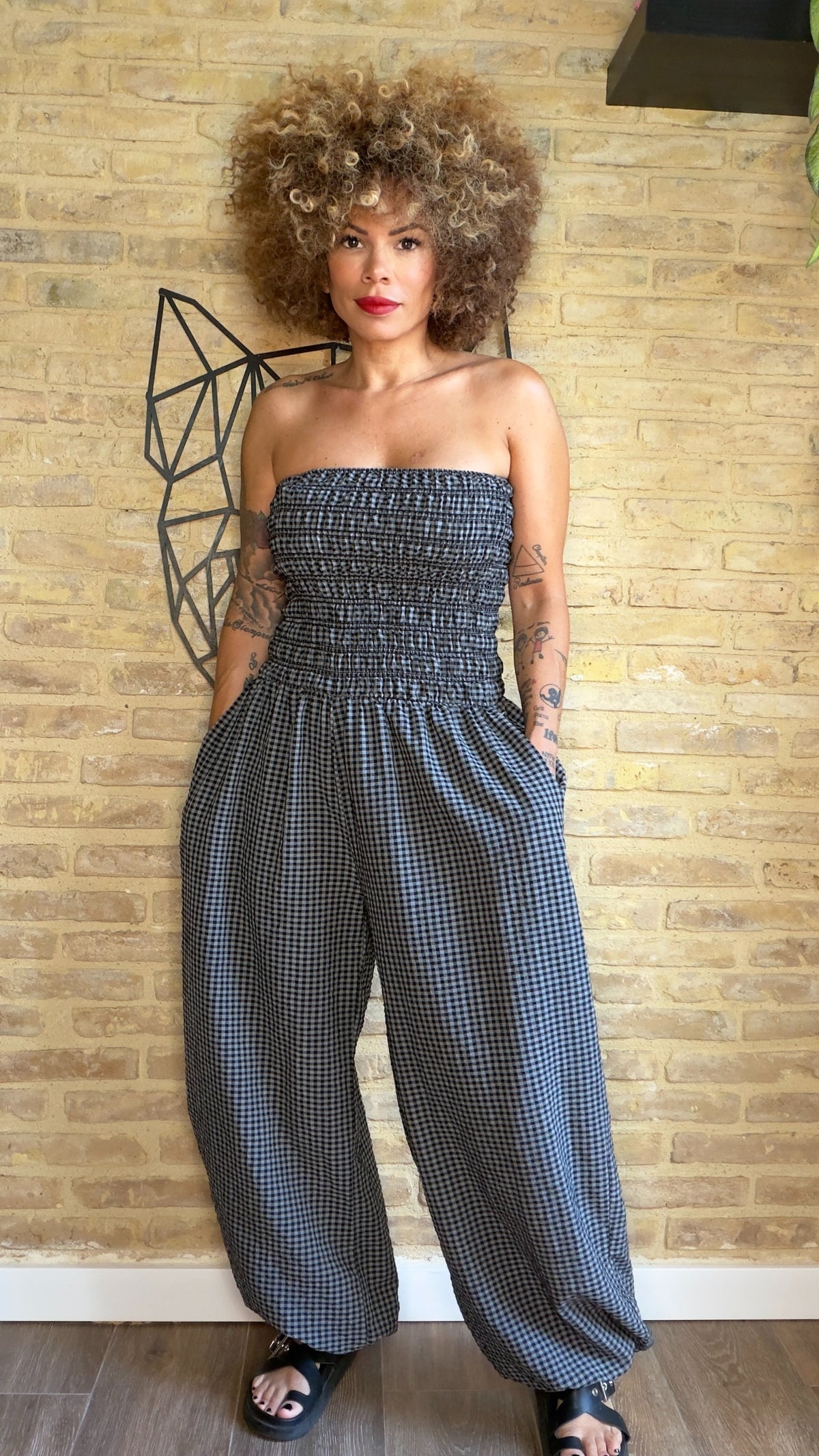 Mono Vichy Gris