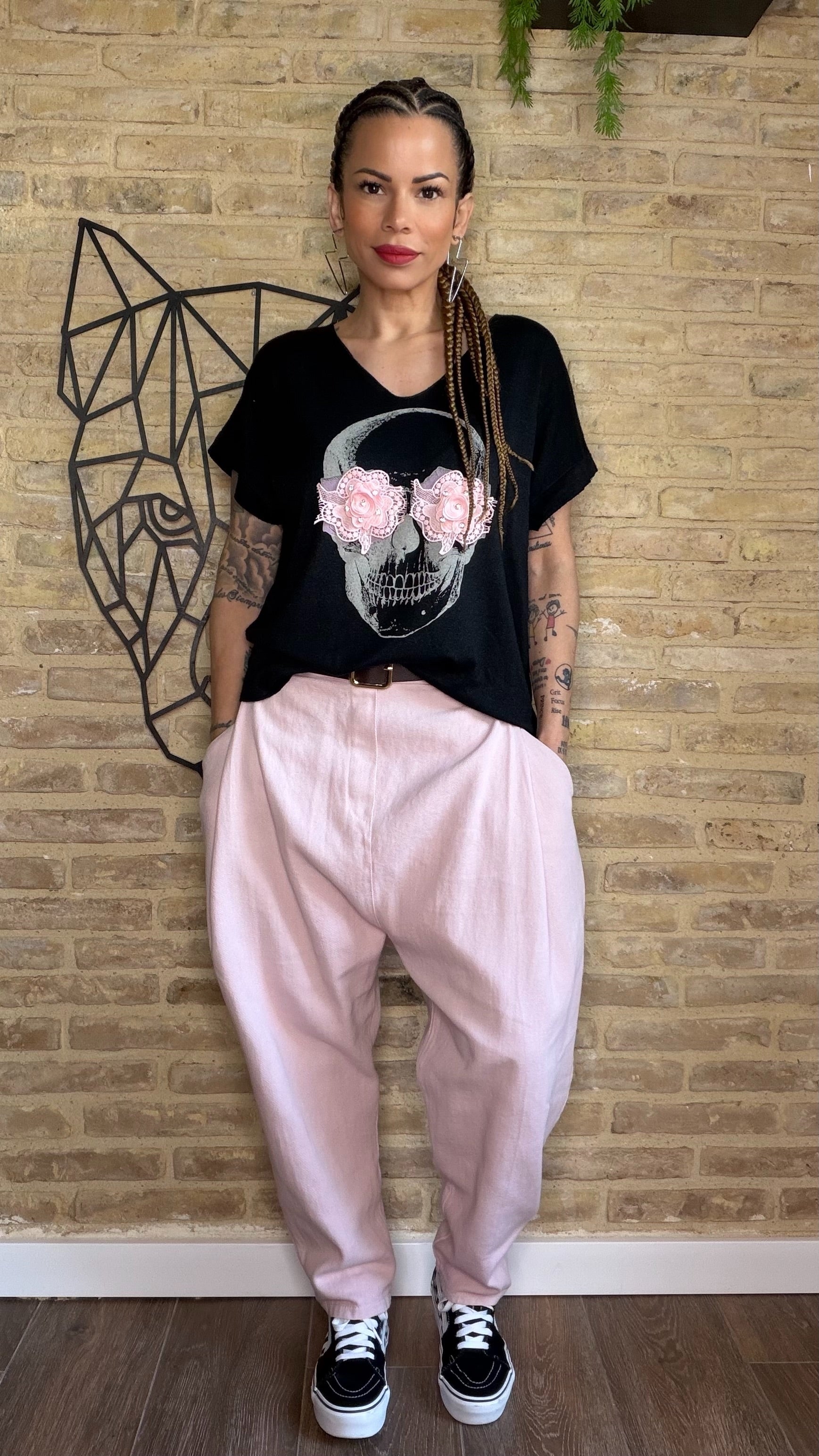 Jersey Punto Calavera Manga Corta