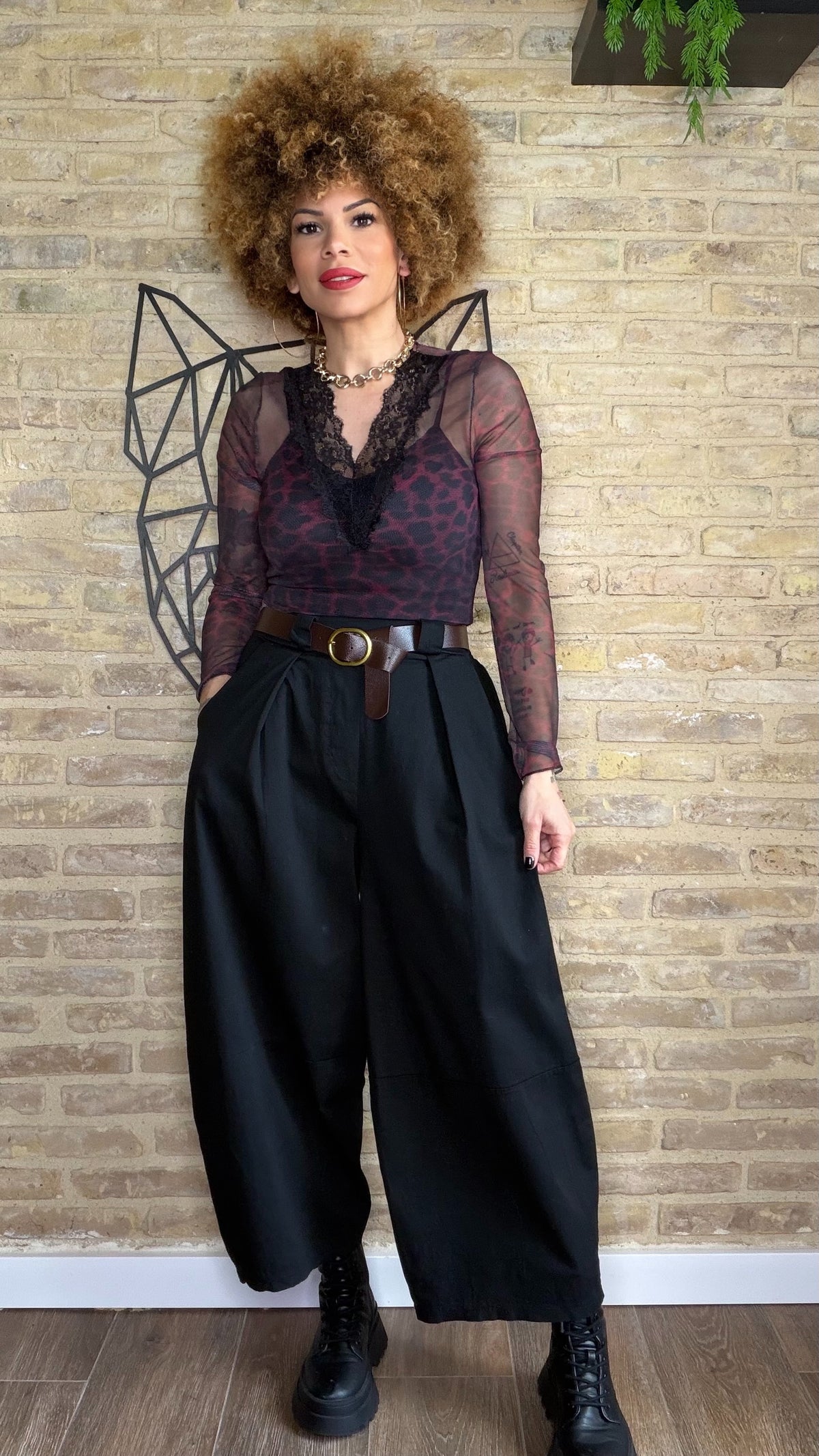 Pantalón Vestir Sarga Negro