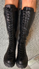 Botas Altas Cordones