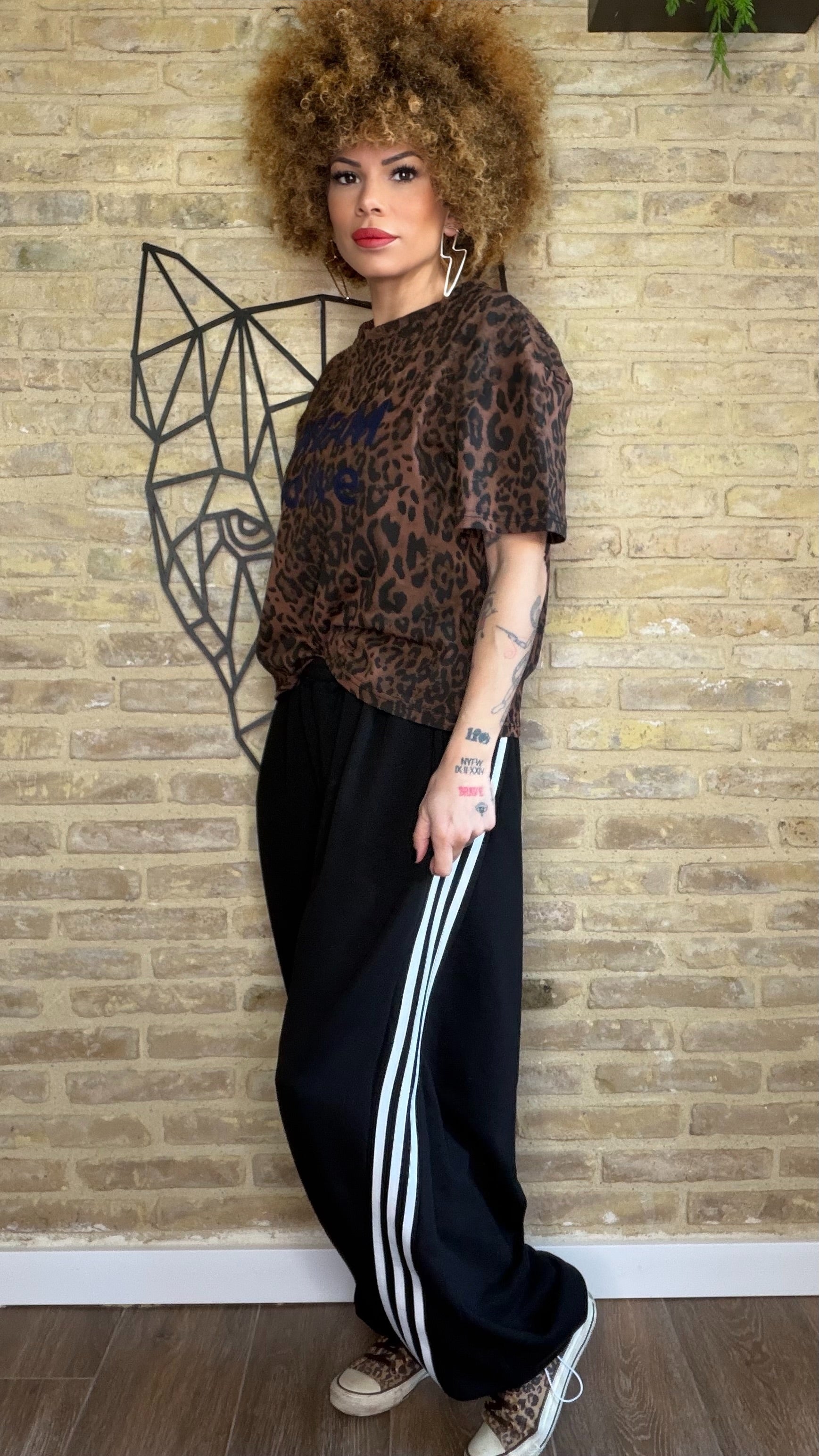 Pantalón Sport Balloon Raya Blanca