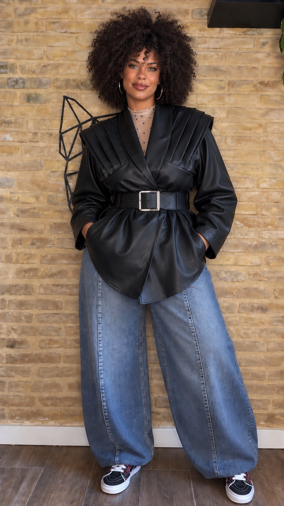 Chaqueta / Sobrecamisa 80s Negra