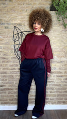 Pantalón Sport Raya Buganvilla