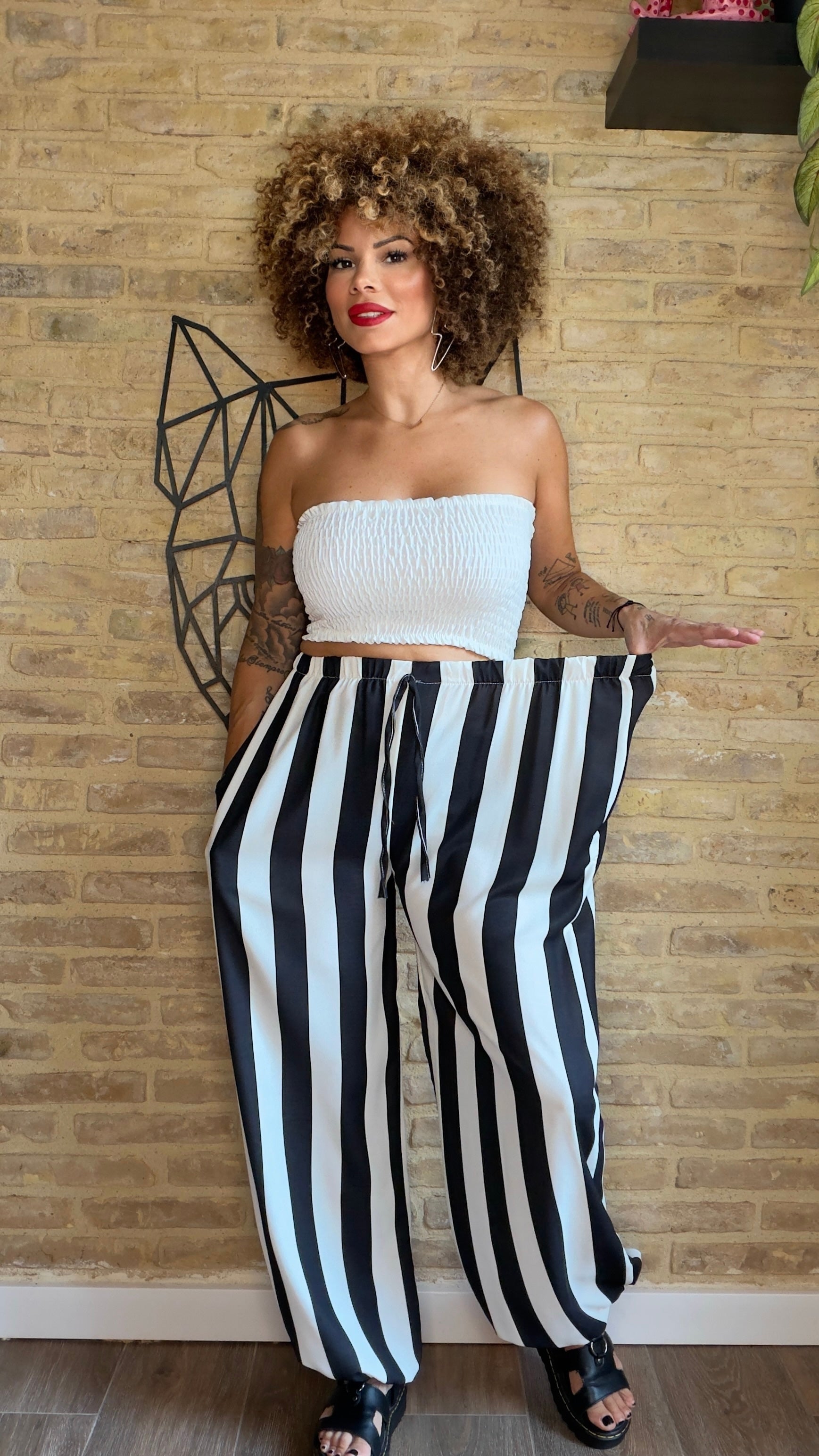 Pantalón Fluido Rayas