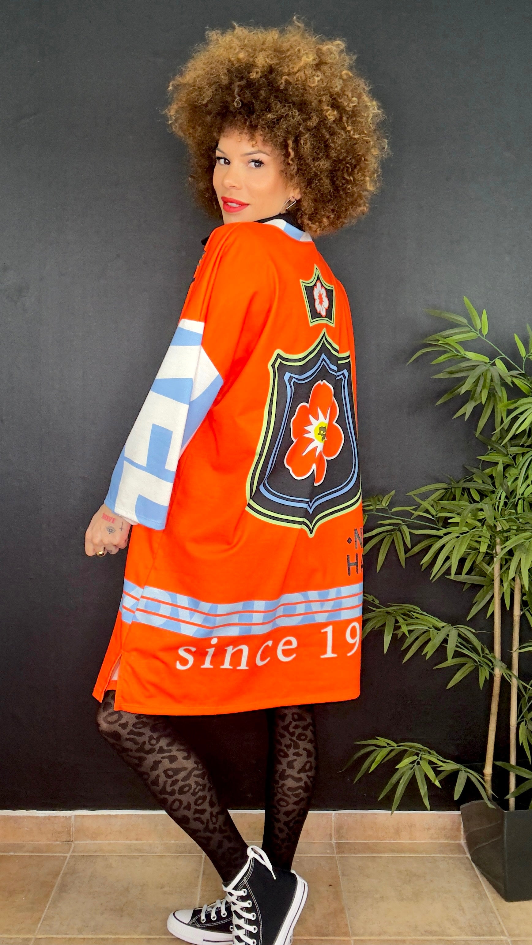Vestido Pico Naranja