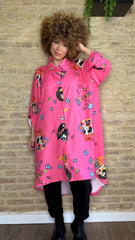 Vestido Camisero Asimétrico Super Nenas