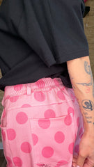 Pantalón Balloon Lunares Rosa