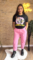 Pantalón Baggy Cargo Rosa