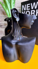 Pendientes Flecha Acero PLATEADO