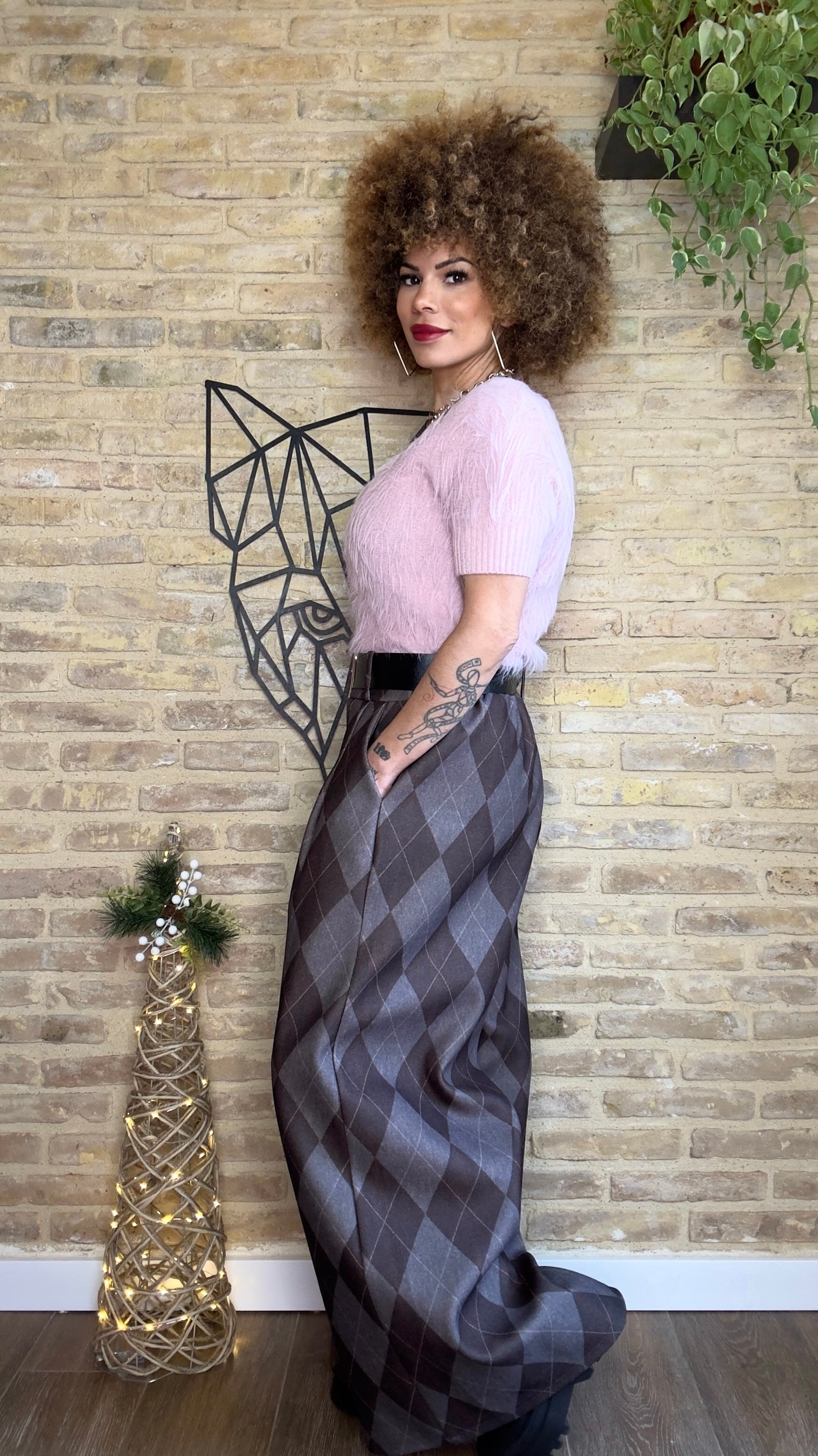 Pantalón Rombo Franela Elefante