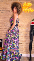 Vestido print colores (licra fría)