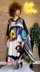 Vestido largo Love