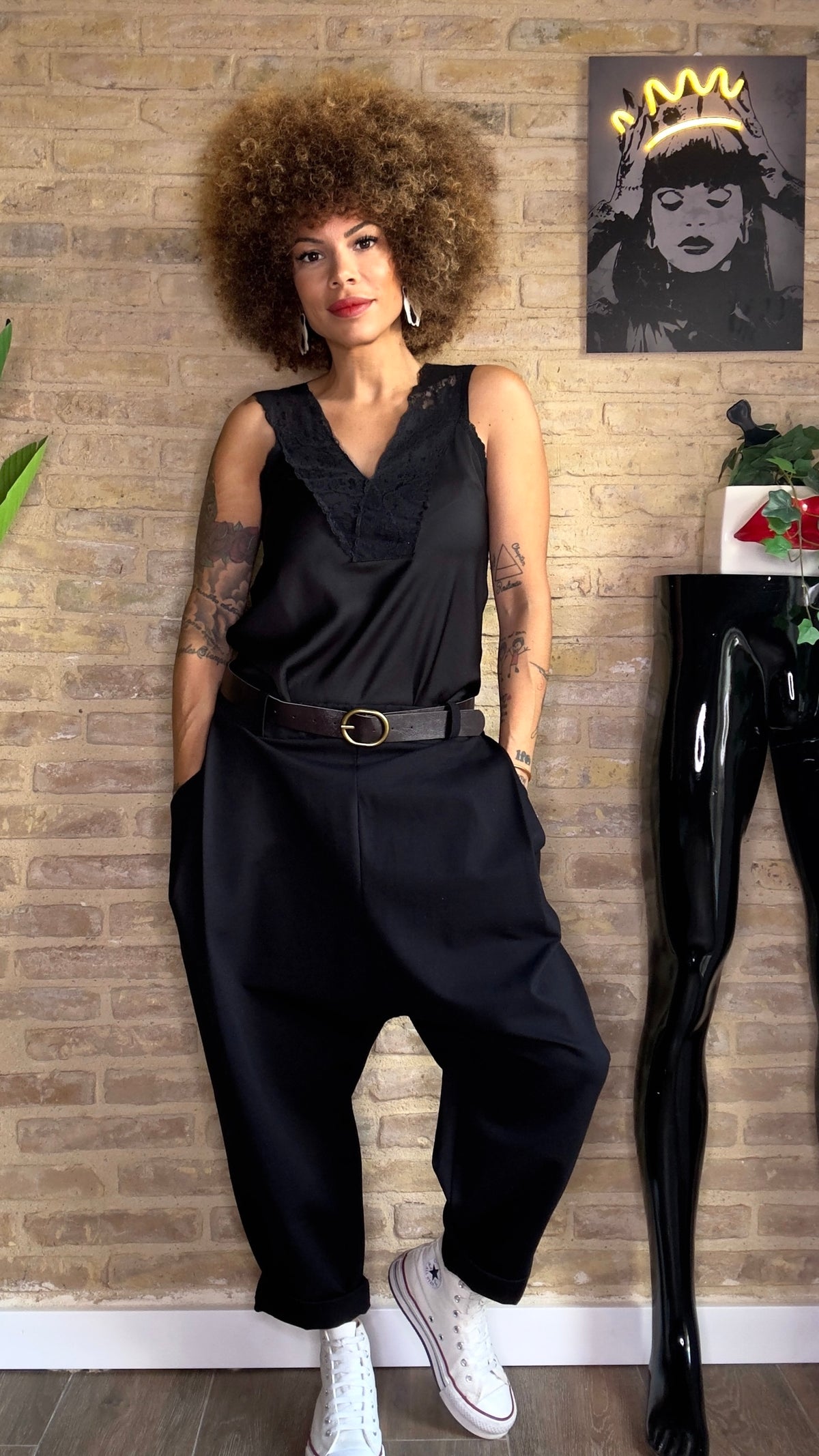 Pantalón Baggy Cinturón ( se mandarán martes 14 octubre )