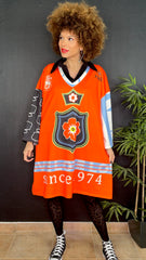 Vestido Pico Naranja