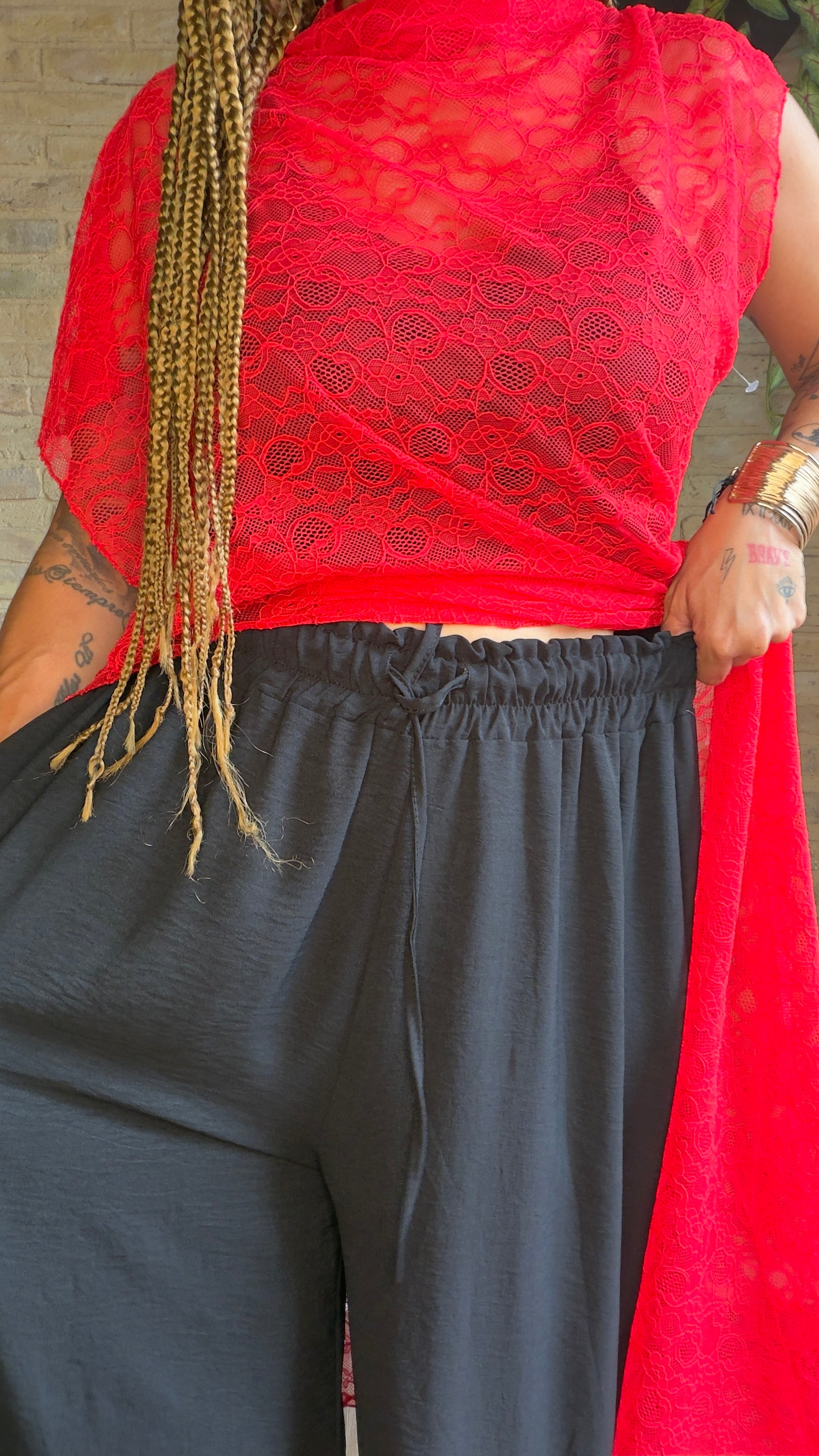 Pantalón Fluido Palazzo