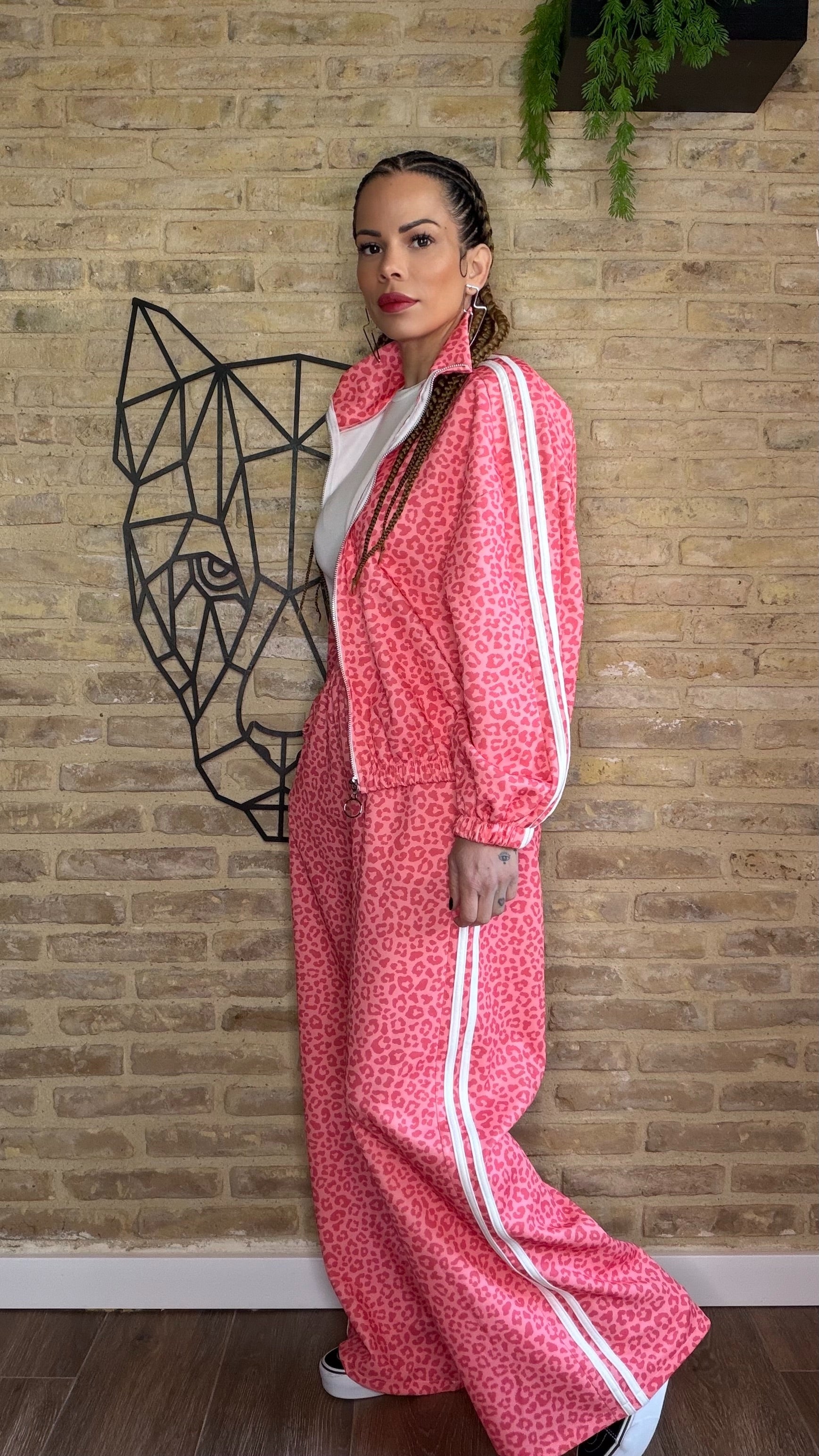 Conjunto Sport Raya Salmón