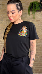 Camiseta Tigre Bordado