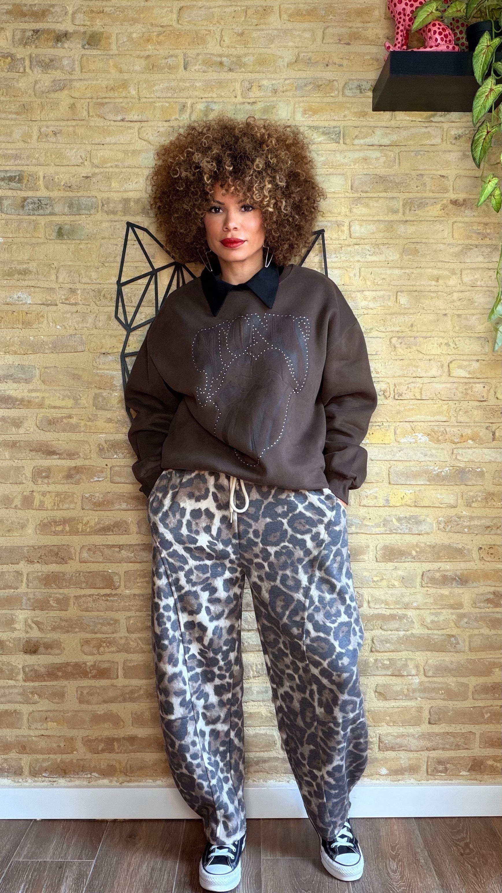 Sudadera Rollings Choco