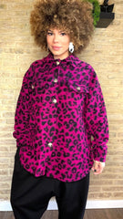 Sobrecamisa Print Fucsia