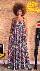 Vestido print colores (licra fría)