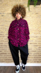 Sobrecamisa Print Fucsia