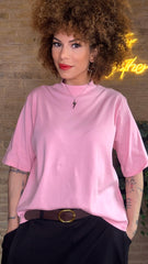 Camiseta Cuello Subido Rosa